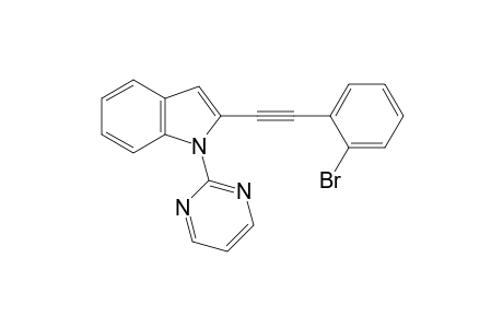 2-[(2-Bromophenyl)ethynyl]-1-(pyrimidin-2-yl)-1H-indole