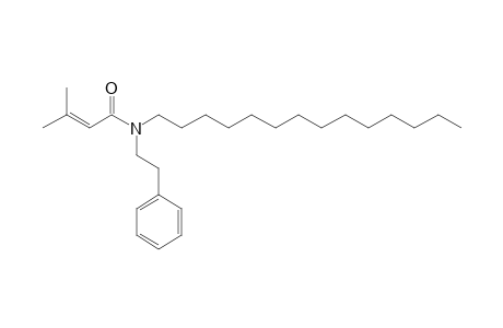 but-2-Enoylamide, 3-methyl-N-(2-phenylethyl)-N-tetradecyl-