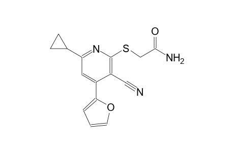 Acetamide, 2-[6-cyclopropyl-3-cyano-4-(2-furyl)-2-pyridylthio]-