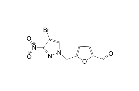 5-[(4-bromo-3-nitro-1H-pyrazol-1-yl)methyl]-2-furaldehyde