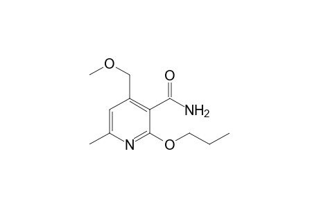 3-Pyridinecarboxamide, 4-(methoxymethyl)-6-methyl-2-propoxy-