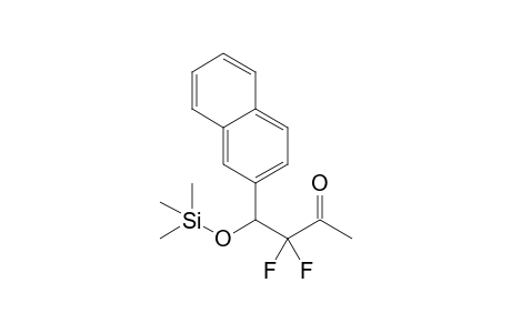 3,3-DIFLUORO-4-(2-NAPHTHYL)-4-TRIMETHYLSILYLOXYBUTAN-2-ONE