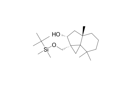 3.alpha.,4.alpha.,6.beta.-3-t-Butyldimethylsilyloxymethyl-6,10,10-trimethyltricyclo[4.4.0.0(1,3)]decan-4-ol