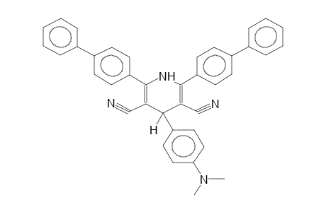 2,6-BIS(4-BIPHENYLYL)-3,5-DICYANO-4-(4-DIMETHYLAMINOPHENYL)-1,4-DIHYDROPYRIDINE