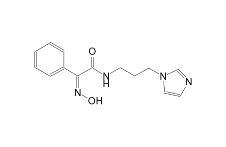 (2Z)-2-(hydroxyimino)-N-[3-(1H-imidazol-1-yl)propyl]-2-phenylethanamide