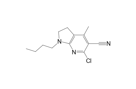 1-Butyl-4-methyl-5-cyano-6-chloro-7-azaindoline