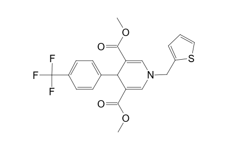 1-(2-thenyl)-4-[4-(trifluoromethyl)phenyl]-4H-pyridine-3,5-dicarboxylic acid dimethyl ester