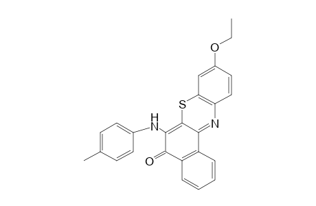 9-ethoxy-6-(p-toluidino)-5H-benzo[a]phenothiazin-5-one