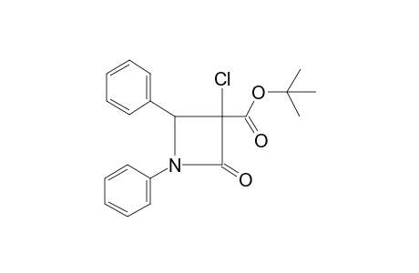 1,4-Diphenyl-3-chloro-3-(tert-butoxycarbonyl)-azetidin-2-one