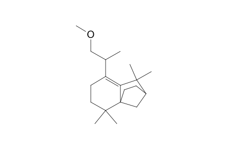 5-(1-methoxyprop-2-yl)-2,2,7,7-tetramethyltricyclo[6.2.1.01,6]undec-5-ene