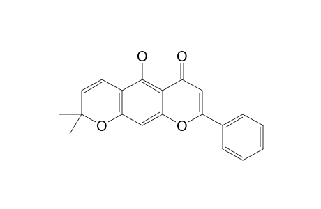 5-HYDROXY-6,6-DIMETHYL-PYRANYL-[6,7-A]-FLAVONE