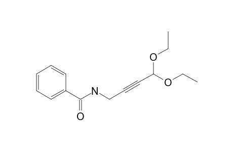 N-(4,4-Diethoxybut-2-ynyl)benzamide