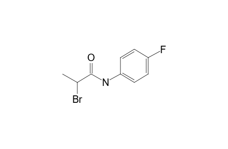 Propanamide, N-(4-fluorophenyl)-2-bromo-