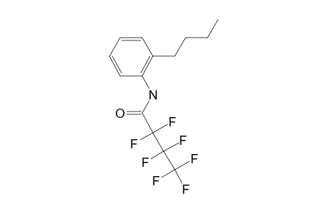 2-Butylaniline, N-heptafluorobutyryl-