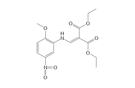 [(5-nitro-o-anisidino)methylene]malonic acid, diethyl ester