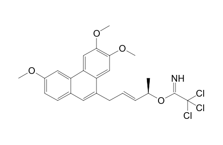 2,2,2-Trichloroacetimidic acid (R)-1-Methyl-4-(3,6,7-trimethoxyphenanthren-9-yl)but-2-enyl Ester