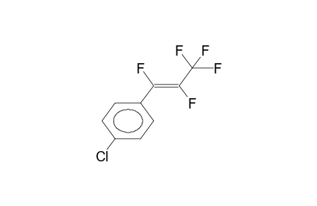 Benzene, 1-chloro-4-(1,2,3,3,3-pentafluoro-1-propenyl)-, (E)-