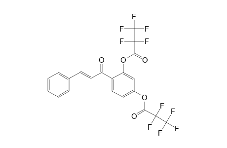 2',4'-Dihydroxychalcone, bis(pentafluoropropionate)