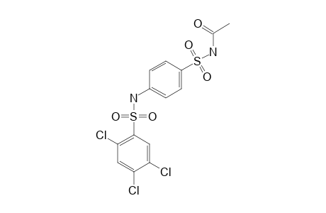 N-{[p-[(2,4,5-trichlorophenyl)sulfonamido]phenyl]sulfonyl}acetamide