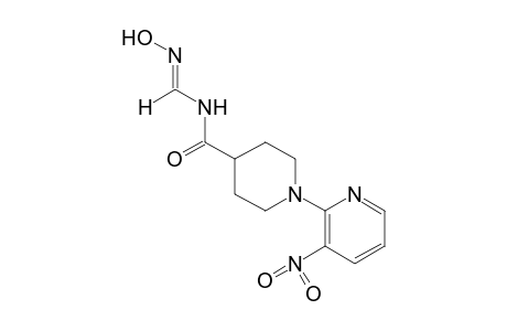 N-[1-(3-nitro-2-pyridyl)isonipecotoyl]formamidoxime