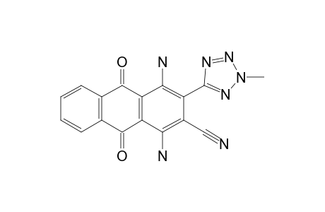 1,4-diamino-9,10-diketo-3-(2-methyltetrazol-5-yl)anthracene-2-carbonitrile