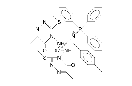 (N-4-Me-bzl-triphe-phosphoranylidenamino)-N,N'-bis(6-me-3-me-S-5-oxo-4,5-dihydro-1,2,4-triazin-4-yl)carbodiimide betaine