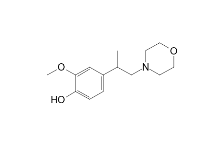 2-Methoxy-4-[1-(morpholin-4-yl)propan-2-yl]phenol