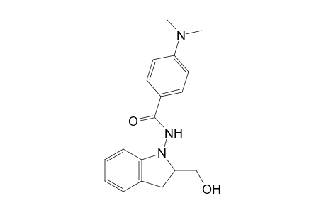 1-(4-Dimethylaminobenzoylamino)-2-hydroxymethylindoline