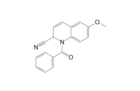 1-benzoyl-1,2-dihydro-6-methoxyquinaldonitrile