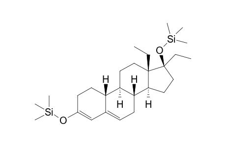 [(8R,9S,10R,13S,14S,17S)-13,17-diethyl-3-trimethylsilyloxy-2,7,8,9,10,11,12,14,15,16-decahydro-1H-cyclopenta[a]phenanthren-17-yl]oxy-trimethyl-silane