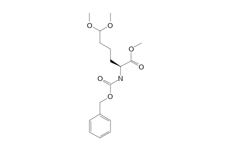 L-2-(BENZYLOXYCARBONYLAMINO)-6,6-DIMETHOXYHEXANOIC-ACID-METHYLESTER