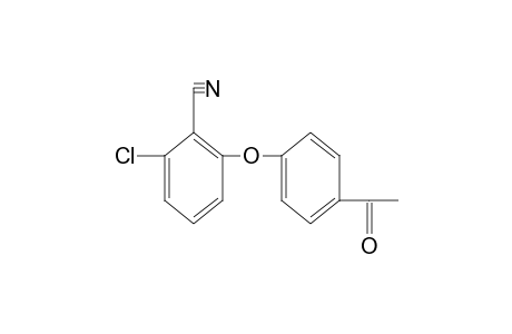 2-(p-acetylphenoxy)-6-chlorobenzonitrile