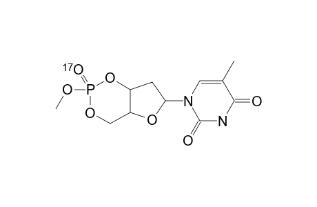 TRANS-THYMIDINE-CYCLIC-METHYL-3',5'-MONOPHOSPHATE