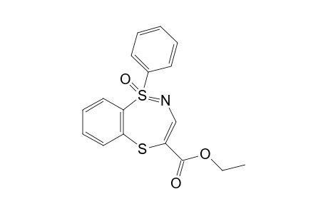 Ethyl 1-phenyl-1.lambda.4-benzo[f][1,5,2]dithiazepine-4-carboxylate 1-oxide