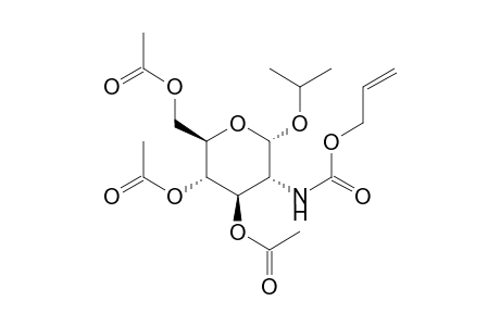 [(2R,3S,4R,5R,6S)-3,4-diacetoxy-5-(allyloxycarbonylamino)-6-isopropoxy-tetrahydropyran-2-yl]methyl acetate