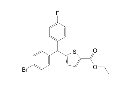 ethyl 5-((4-bromophenyl)(4-fluorophenyl)methyl)thiophene-2-carboxylate