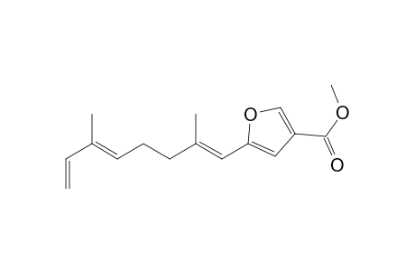 METHYL-(1'E,5'E)-5-(2',6'-DIMETHYLOCTA-1',5',7'-TRIENYL)-FURAN-3-CARBOXYLATE