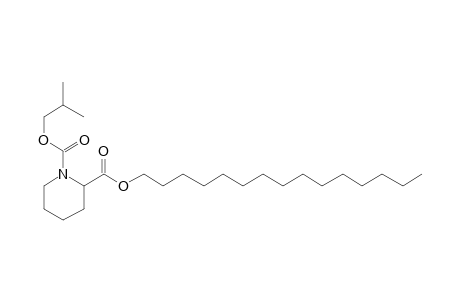 Pipecolic acid, N-isobutoxycarbonyl-, pentadecyl ester