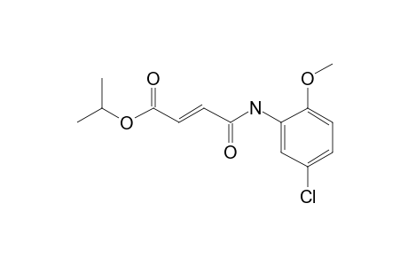 Fumaric acid, monoamide, N-(5-chloro-2-methoxyphenyl)-, isopropyl ester