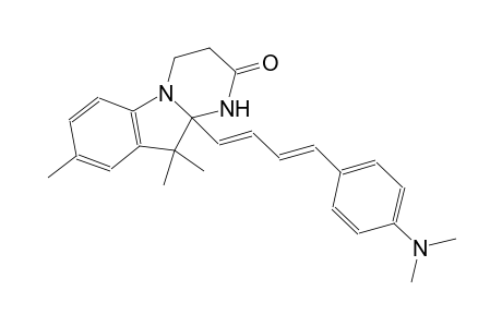 10a-[(1E,3E)-4-(4-dimethylaminophenyl)buta-1,3-dienyl]-8,10,10-trimethyl-3,4-dihydro-1H-pyrimido[1,2-a]indol-2-one