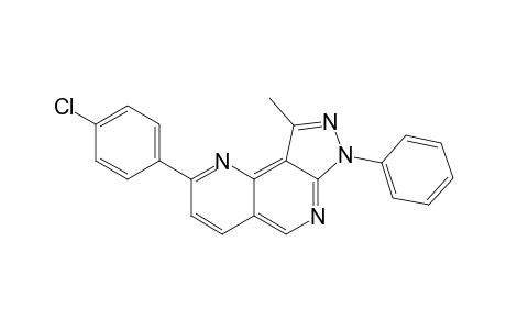 2-(4-Chlorophenyl)-9-methyl-7-phenyl-7H-pyrazolo[3,4-h][1,6]naphthyridine