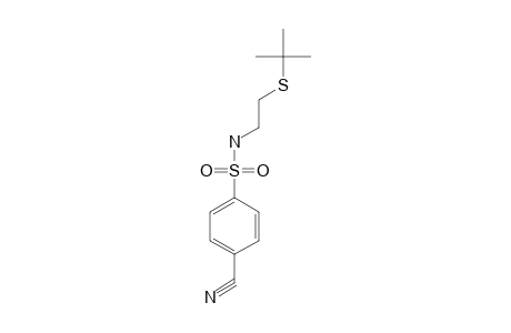 N-[2-(tert-butylthio)ethyl]-p-cyanobenzenesulfonamide