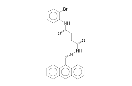 4-[(2E)-2-(9-Anthrylmethylene)hydrazino]-N-(2-bromophenyl)-4-oxobutanamide