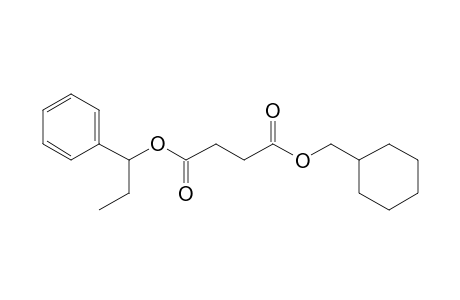 Succinic acid, cyclohexylmethyl 1-phenylpropyl ester