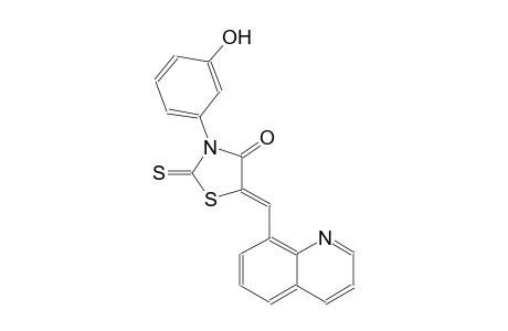 4-thiazolidinone, 3-(3-hydroxyphenyl)-5-(8-quinolinylmethylene)-2-thioxo-, (5Z)-