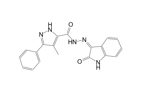 1H-pyrazole-5-carboxylic acid, 4-methyl-3-phenyl-, 2-[(3Z)-1,2-dihydro-2-oxo-3H-indol-3-ylidene]hydrazide