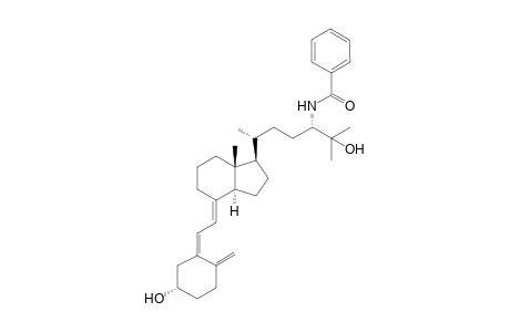 4-[(2'-Methylene-5'-hydroxycyclohexylidene)ethylidene]-1-[1",5"-dimethyl-5"-hydroxy-4"-((benzoylamino)hexyl]-7a-methyl-(perhydro)indane