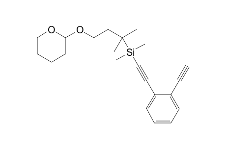 2-{3'-{[(2"-Ethynylphenyl)ethynyl]dimethylsilyl]-3'-methylbutoxy}tetrahydro-2H-pyran