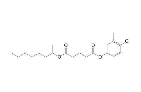 Glutaric acid, 4-chloro-3-methylphenyl 2-octyl ester