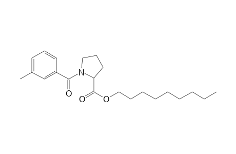 L-Proline, N-(3-methylbenzoyl)-, nonyl ester